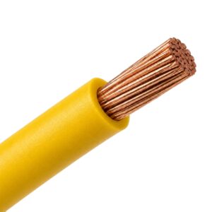 H07V-R 4 mm² Yellow PVC-Insulated Building Wire